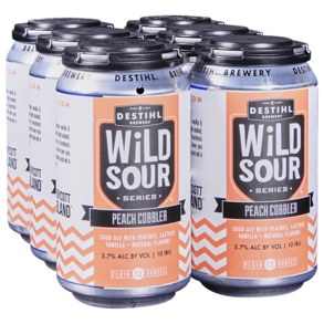 Destihl Wild Sour Peach Cobbler 6pk 12oz Can - Legacy Wine and Spirits